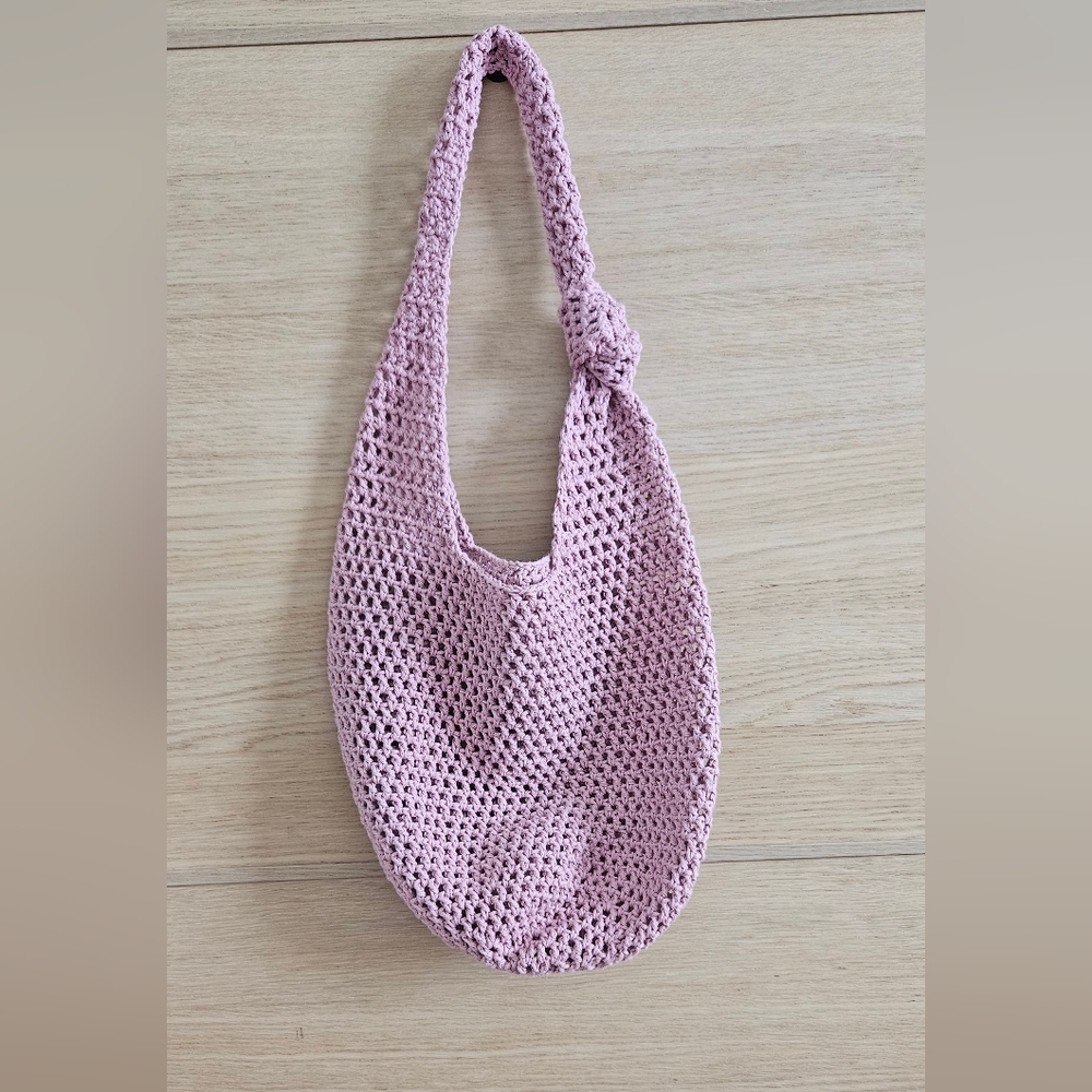 CROCHET BEACH TOTE BAG